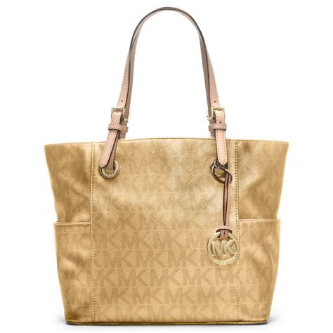 gold michael kors purse sale|michael kors linen with gold.